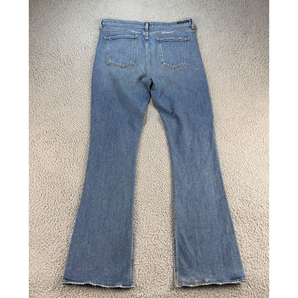 Citizens Of Humanity Georgia High Rise Bootcut Jeans Womens 32 (32x33) Spilt Hem - Picture 2 of 16